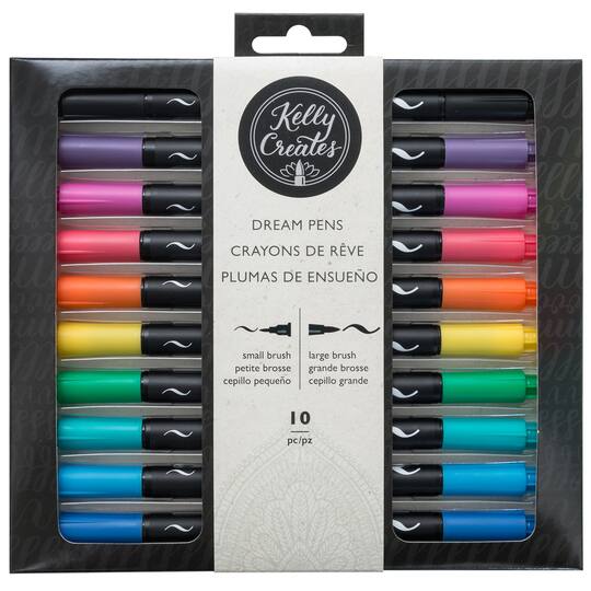 Find The Kelly Creates Dual Tip Dream Brush Pens Rainbow At Michaels